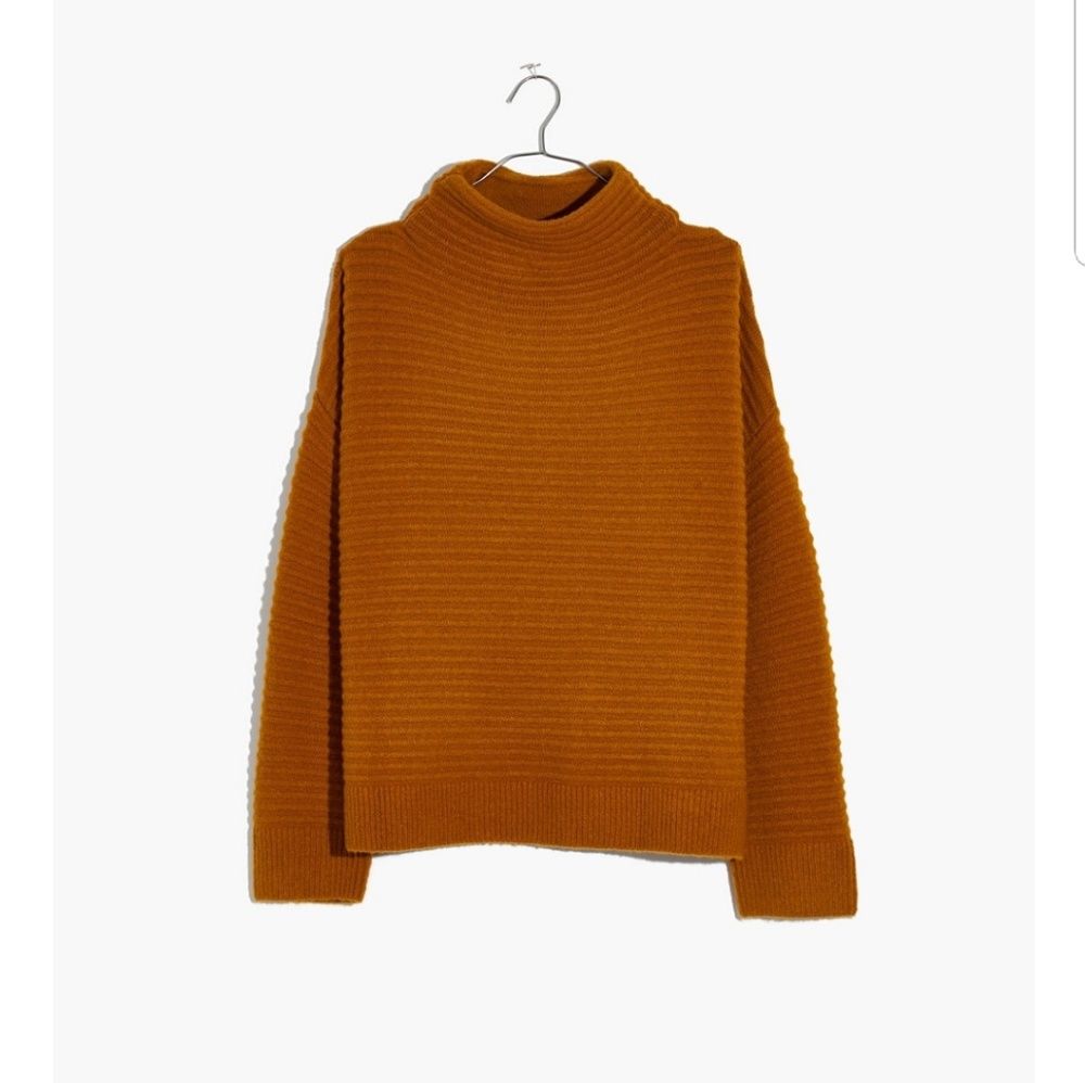 Madewell Belmont Mockneck Sweater in Coziest Yarn
